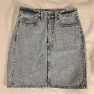 H&M High Rise Denim Skirt